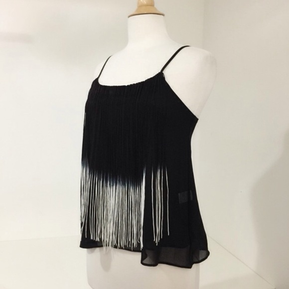 BLACK TASSEL TANK TOP - Picture 5 of 7